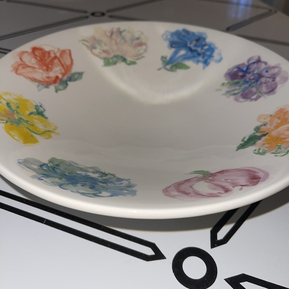 Tiffany & Co. BLOSSOM Round Vegetable Bowl 10 1/2" Large Flowers Border - Picture 5 of 11